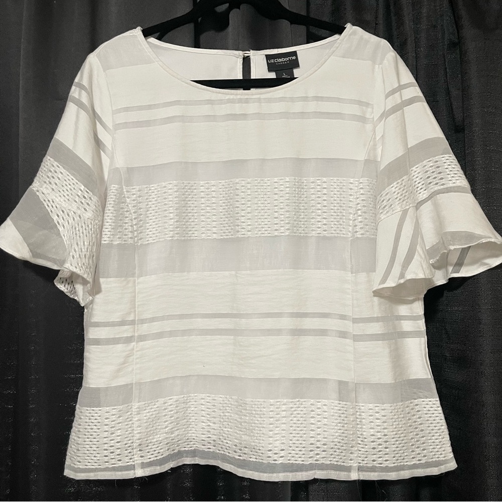 Liz Claiborne Linen Blouse